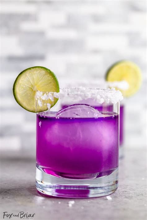 Magical Color Changing Margarita Recipe - Fox and Briar Blood Orange Margarita, Easy Margarita ...