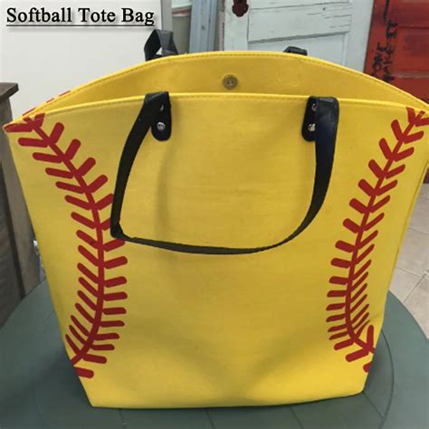 Softball Tote, Softball Tote bag, Personalized Softball Tote ...