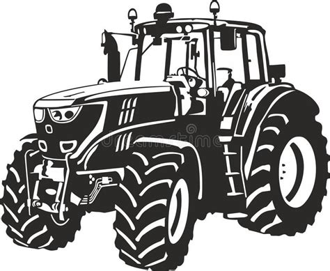 Tractor Silhouette Vector