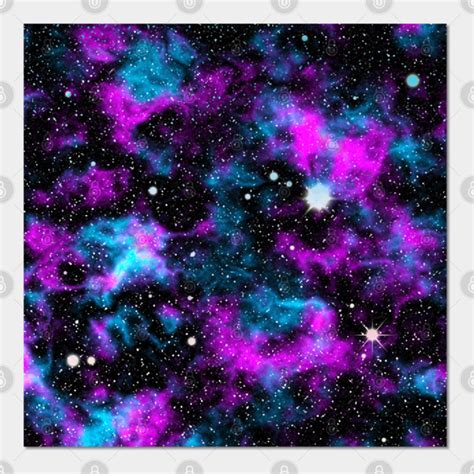 Neon Galaxy Deep Space Sky - Galaxy - Posters and Art Prints sold by ...