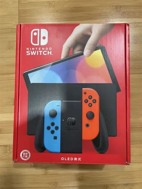 NINTENDO SWITCH OLED Model Handheld Console - 64GB - Neon Blue/Neon Red (HK) £236.04 - PicClick UK