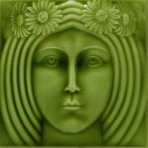 ART NOUVEAU VINTAGE Ceramic Tile Rare Reproduction Majolica Alfred Meakin UK £23.12 - PicClick UK