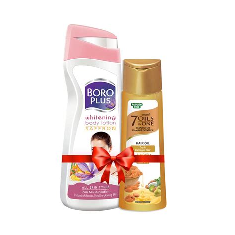 Boroplus Whitening Body Lotion (Free Emami Hair Oil 100 ml) - Online Grocery Shopping and ...