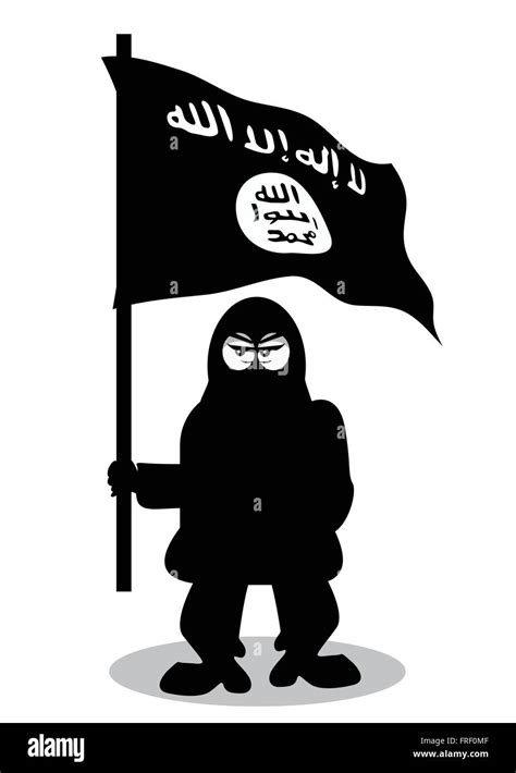 ISIS Terrorist Organisation Cartoon Illustration Stock Vector Image ...