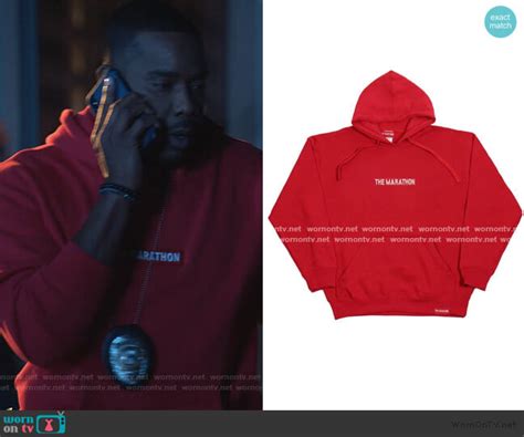 WornOnTV: Ben’s red Marathon hoodie on LA’s Finest | Clothes and ...