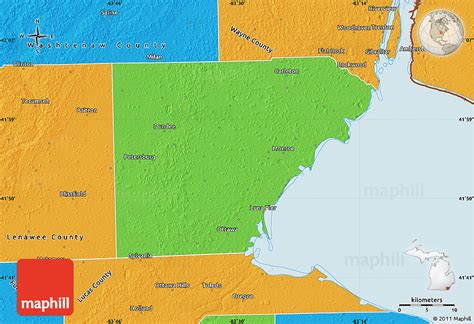 Political Map of Monroe County