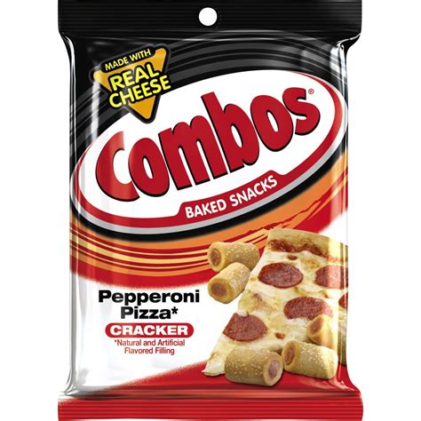 Combos, Baked Snacks, Pepperoni Pizza Cracker, 6.3 Oz - Walmart.com - Walmart.com