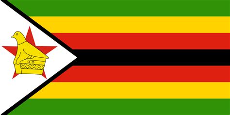 Clipart - Flag of Zimbabwe