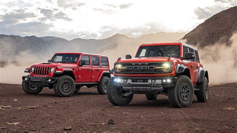 Ford Bronco Raptor vs. Jeep Wrangler Rubicon 392: Battle of the Badass ...