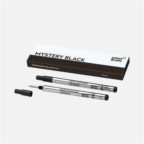 2 Rollerball LeGrand Refills Broad Mystery Black - Luxury Rollerball refills – Montblanc® US