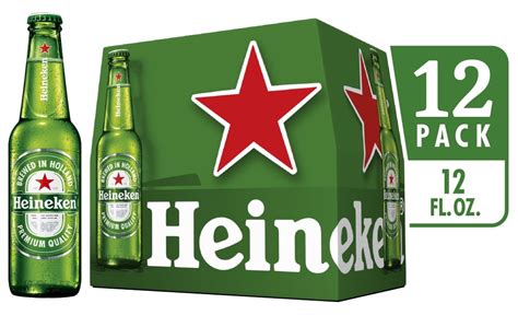 Heineken Lager, 12 pack, 12 fl oz bottles - Walmart.com