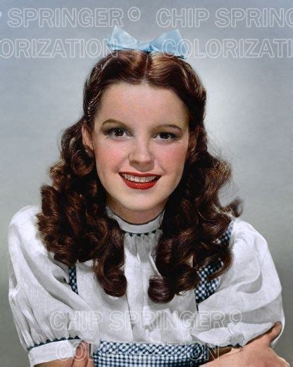 5 DAYS ONLY! JUDY GARLAND DOROTHY SMILES BEAUTIFUL COLOR PHOTO BY CHIP ...