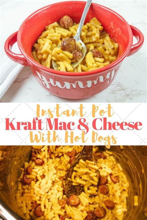 Instant Pot Kraft Mac and Cheese with Hot Dogs - Aileen Cooks