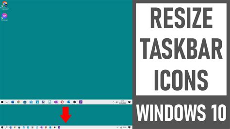 Resize The Taskbar Icons in Windows 10 | How to Change Taskbar Icons Size in Windows 10 | EASY ...