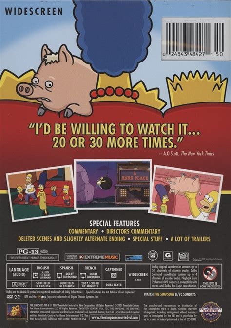 Simpsons Movie, The (Widescreen) (DVD 2007) | DVD Empire