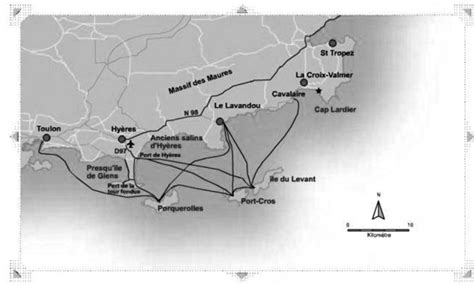 Geographical Area of The Port-Cros National Park | Download Scientific ...