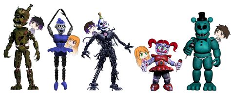 The Afton family (FNAF Agentverse) by AgentPrime on DeviantArt