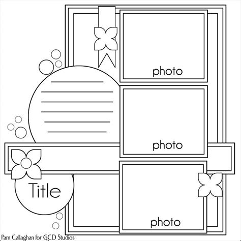 scrapbook layout | Scrapping | Pinterest