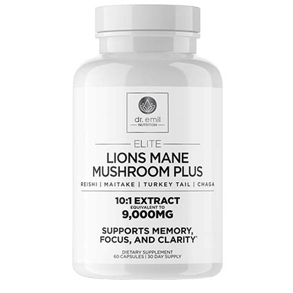 Elite Lion's Mane Mushroom Plus — Dr Emil Nutrition