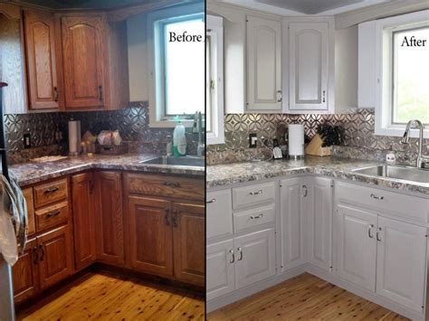 Painting Oak Kitchen Cabinets White Before And After | Besto Blog