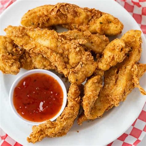 Fried Chicken Tenders With Buttermilk Secret Recipe - Triple Dipped ...