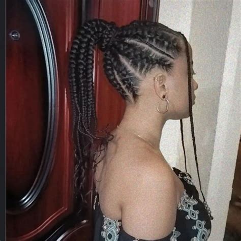 50 Amazing Ponytail Braided Updo for Women with Black Hair