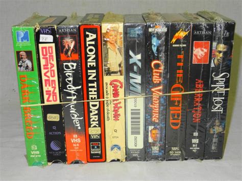 Sold Price: 10 VINTAGE HORROR VHS TAPES - August 3, 0118 2:30 PM EDT