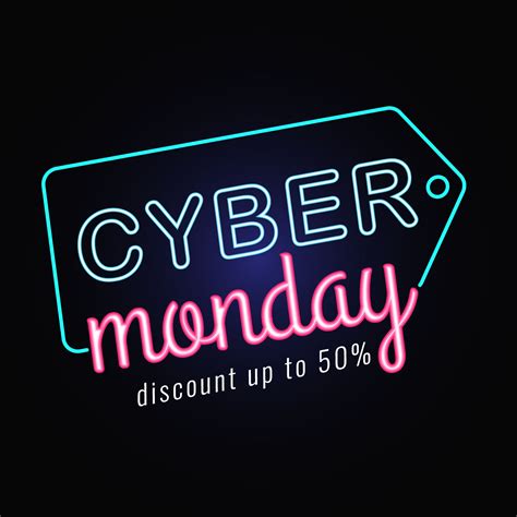 Cyber Monday Sale Neon 259399 Vector Art at Vecteezy