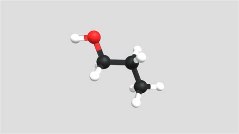 Propanol - 3D model by Eduteiment (@camiloislas) [2e623fb] - Sketchfab