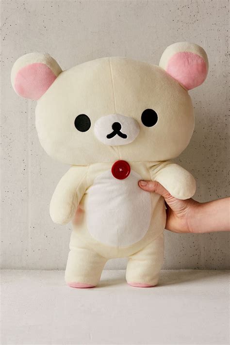 Urban Outfitters Korilakkuma Large Stuffed Bear - Cream One Size Cute ...