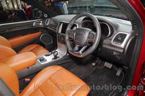 Jeep Grand Cherokee SRT interior at Auto Expo 2016