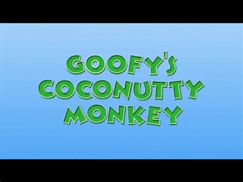 Goofy's Coco-nutty Monkey | Mickey Mouse Clubhouse Episodes Wiki | Fandom