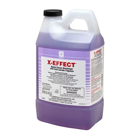 Spartan Clean on the Go X-Effect Disinfectant Cleaner, 2 Liter, Fresh Lavender - 4857-02