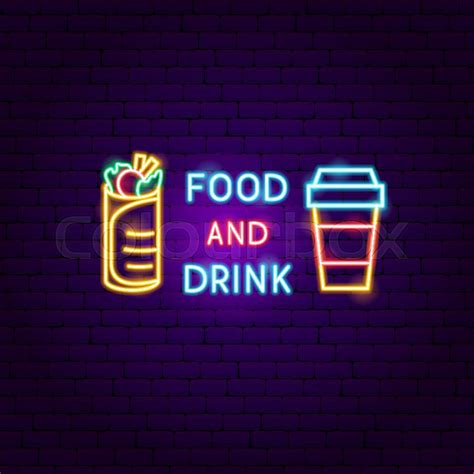 Neon Food Sign