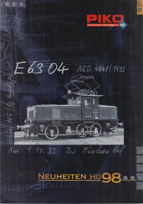 Piko HO-Gauge Electric Trains Catalog NEW for 1998