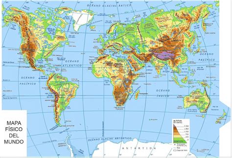 SOCIEDAD Y ENTORNOS.: Geografía Física continental