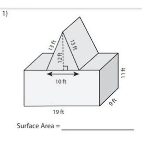 Find the Surface area of 3d composite figures.