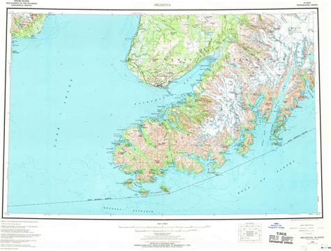 Amazon.com : Seldovia AK topo map, 1:250000 Scale, 1 X 3 Degree, Historical, 1963, Updated 1970 ...