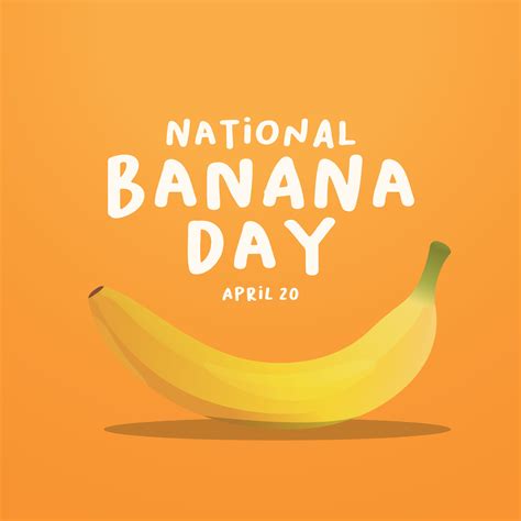 vector graphic of national banana day good for national banana day celebration. flat design ...