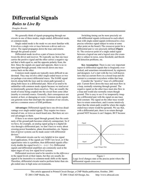 Differential Signals