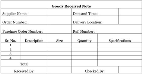 What is Goods Received Note (GRN)? - Accounting Hub