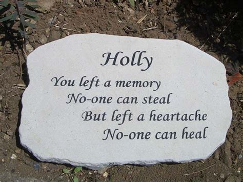 Memorial Plaques for Graves/Gardens | Rustic Stone