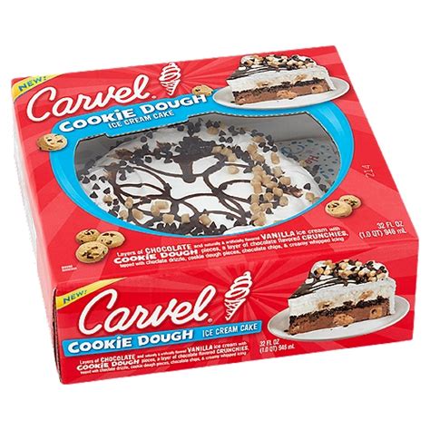 Carvel Cookie Dough, Ice Cream Cake