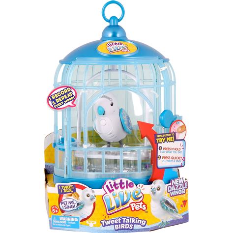 Little Live Pets S4 Bird with Cage - Walmart.com