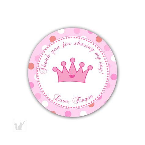 thank you stickers Disney Sticker labels Personalized Birthday Sticker ...