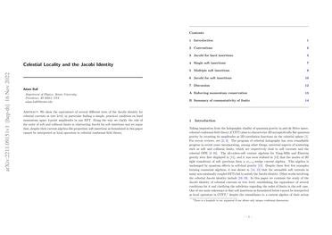 Celestial Locality and the Jacobi Identity | Papers With Code