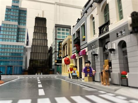 Custom LEGO city diorama for exhibition display for Dell Technologies - Bricks McGee