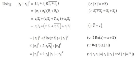 Properties of Modulus of a complex number