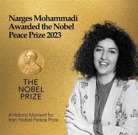 Narges Mohammadi awarded Nobel Peace Prize for defending women's Rights ...