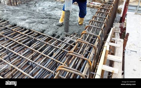 Bridge construction concrete Stock Photo - Alamy